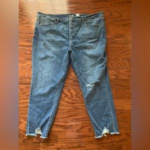 Terra&Sky Ankle High Waist Jeans Size 24
